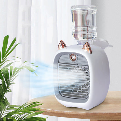 SaintFusion Tragbare Klimaanlage – USB, Verdunstungskühlung, 3 Modi