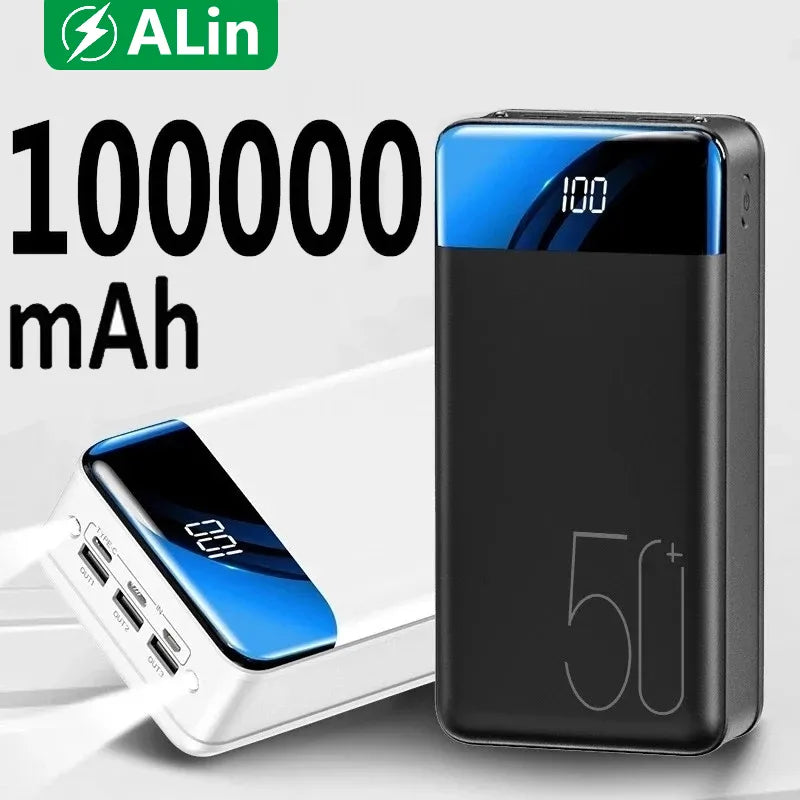 Voltaro Powerbank 50.000 mAh | Ultra-Schnelles Laden | Für Laptop, Tablet & Smartphone | Kompakt & Extrem Leistungsstark