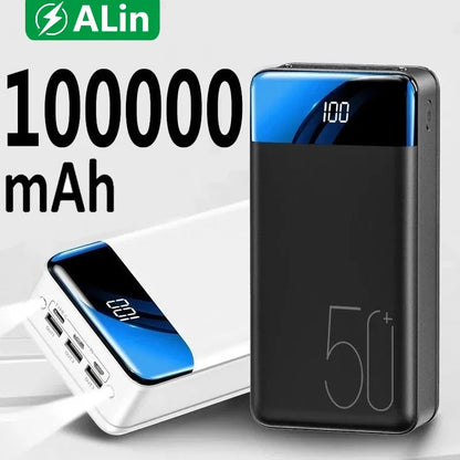 Voltaro Powerbank 50.000 mAh | Ultra-Schnelles Laden | Für Laptop, Tablet & Smartphone | Kompakt & Extrem Leistungsstark