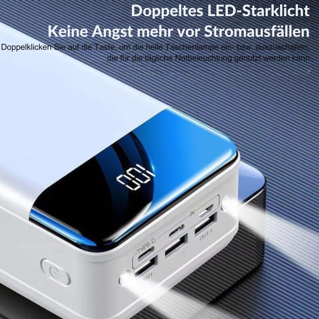 Powerbank 50.000 mAh – Ultra Hohe Kapazität & Schnellladen | Cervora