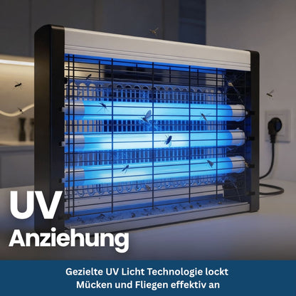 Lampe Anti-Insectes UV avec Grille Électrique