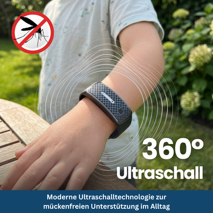 Bracelet Anti-Moustique à Ultrasons Rechargeable