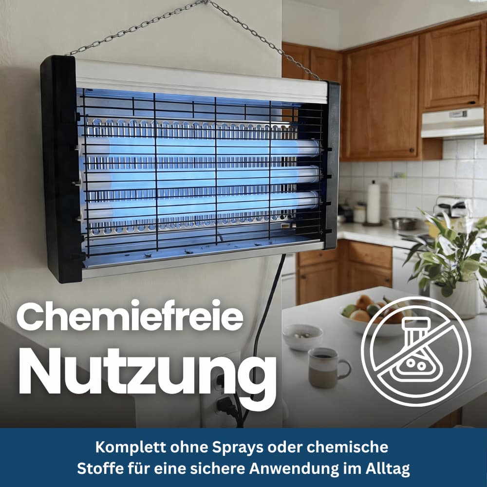 Lampe Anti-Insectes UV avec Grille Électrique