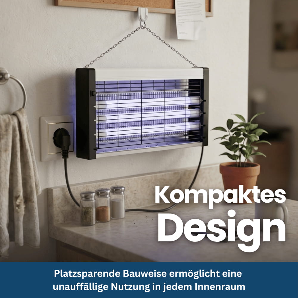 Lampe Anti-Insectes UV avec Grille Électrique