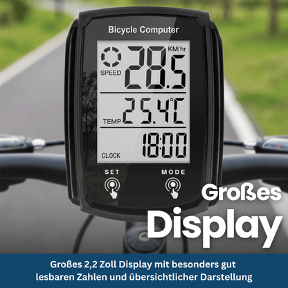 Compteur Vélo Numérique avec Tachymètre et Kilométrage