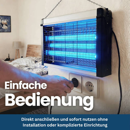 Lampe Anti-Insectes UV avec Grille Électrique