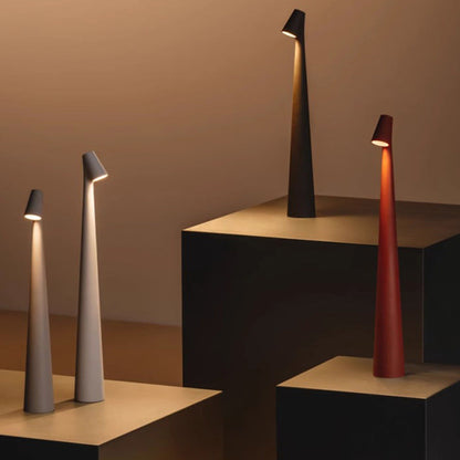 Nordic Design LED Tischlampe – Kabellos, dimmbar, 8–10 Std. Akku