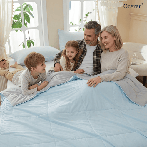 ChillNest Kühlkomfort-Decke – Schweißhemmend, weich & in 2 Größen