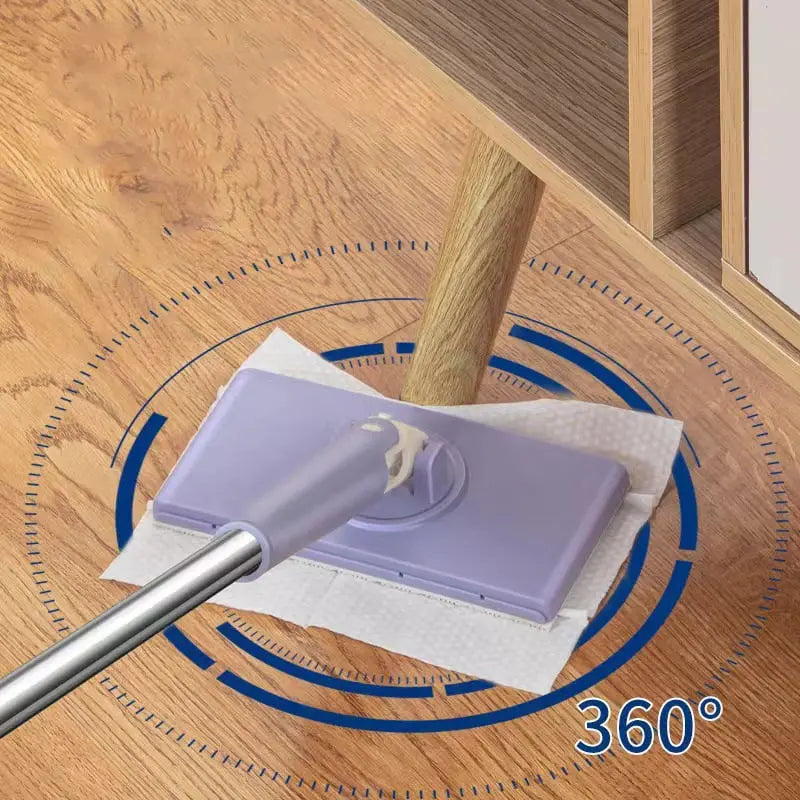360° Mini-Mopp mit Druckmechanismus – Bodenwischer ohne schmutzige Hände