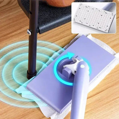 360° Mini-Mopp mit Druckmechanismus – Bodenwischer ohne schmutzige Hände