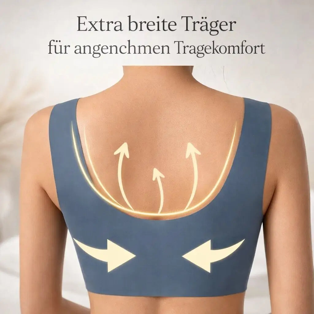 Komfina BH ohne Bügel Schwarz