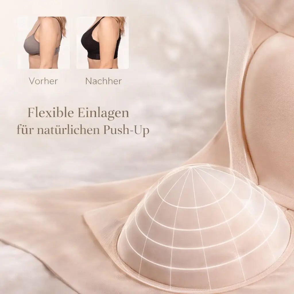 Komfina BH Push-Up verschiedene Farben