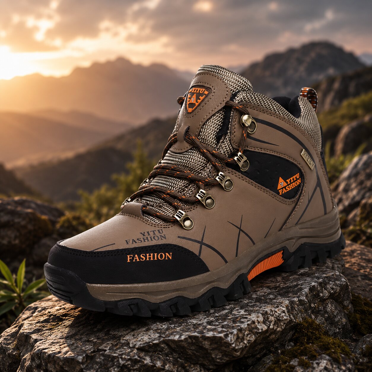 Gipfelhafen Wanderstiefel Outdoor Anwendung