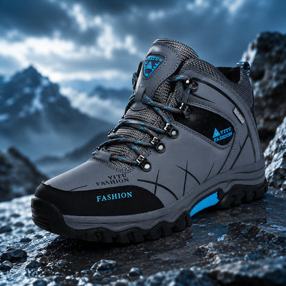 Gipfelhafen Wanderstiefel Detail Knöchel