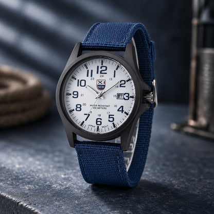 Stahlwacht Uhr Zifferblatt Detail